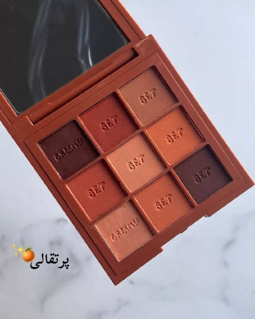 پالت سایه ۹ رنگ هدی موجی مدل Creamy
