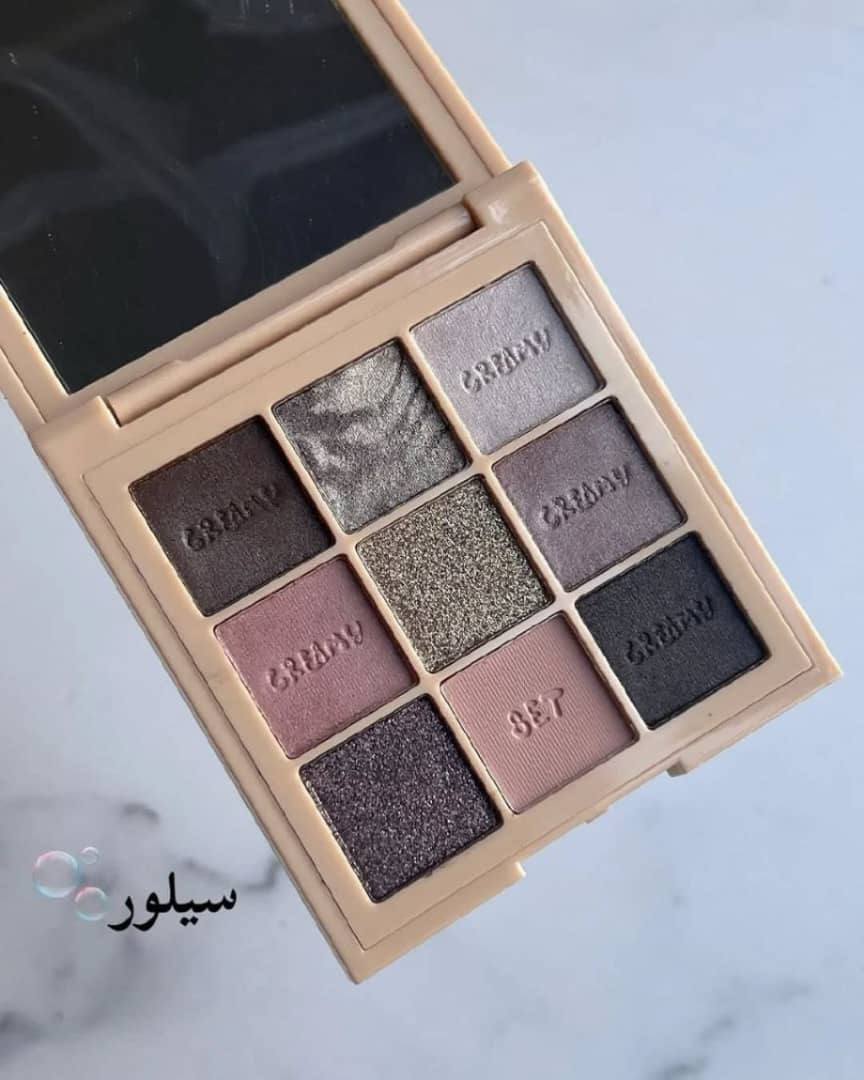 پالت سایه ۹ رنگ هدی موجی مدل Creamy - Image 2