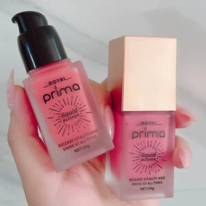 رژگونه مایع پمپی Royal Prima