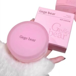 کوشن و پنکک دو طبقه Gege Bear- جعبه صورتی
